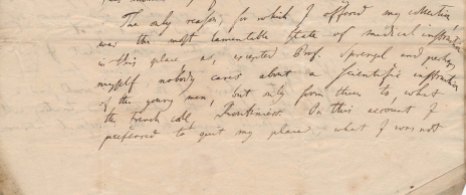 Meckel to John William Turner, Feb 1822 (RCSEd 9/1/1/1/5)